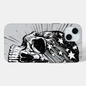 Skull & Stars II Case-Mate iPhone Case (Achterkant (horizontaal))