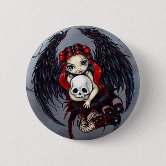 "Skull Stealer"-Button Ronde Button 5,7 Cm (Voorkant)