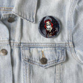 "Skull Stealer"-Button Ronde Button 5,7 Cm (In situ)