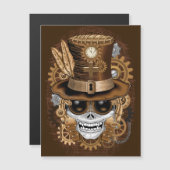 Skull Steampunk Voodoo Retro Machine (Voorkant / Achterkant)