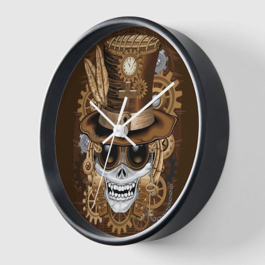 Skull Steampunk Voodoo Retro Machine (Hoek)