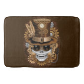 Skull Steampunk Voodoo Retro Machine Badmat (Voorkant)