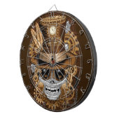 Skull Steampunk Voodoo Retro Machine Dartbord (Voorkant Rechts)
