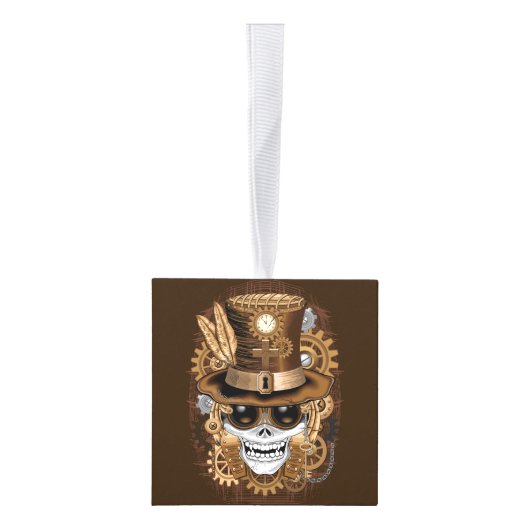 Skull Steampunk Voodoo Retro Machine Decoratie (Rechts)