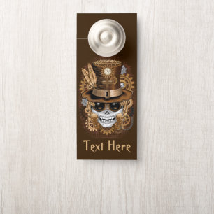 Skull Steampunk Voodoo Retro Machine Deurhanger