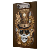 Skull Steampunk Voodoo Retro Machine Klembord (Links)