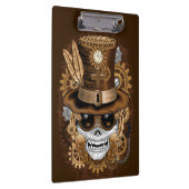 Skull Steampunk Voodoo Retro Machine Klembord (Rechts)