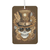 Skull Steampunk Voodoo Retro Machine Luchtverfrisser (Voorkant)