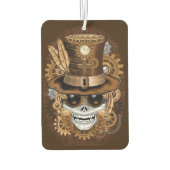 Skull Steampunk Voodoo Retro Machine Luchtverfrisser (Achterkant)