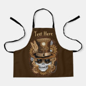 Skull Steampunk Voodoo Retro Machine Schort (Voorkant)