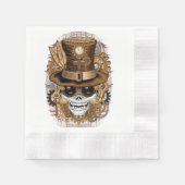 Skull Steampunk Voodoo Retro Machine Servet (Voorkant)