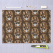 Skull Steampunk Voodoo Retro Machine Tissuepapier (Craft)