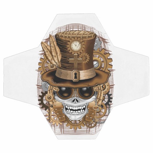 Skull Steampunk Voodoo Retro Machine Voetbal (Enkel)