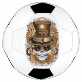 Skull Steampunk Voodoo Retro Machine Voetbal (Voorkant)