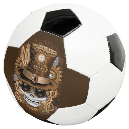 Skull Steampunk Voodoo Retro Machine Voetbal (Drie kwart)