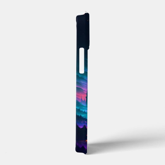 Skull sterren maan hemelwater rivierbergen Case-Mate iPhone case (Achterkant / Rechts)