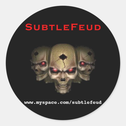 Skull Sticker (Voorkant)