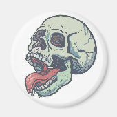 Skull Sticking Tongue Magneet (Voorkant)
