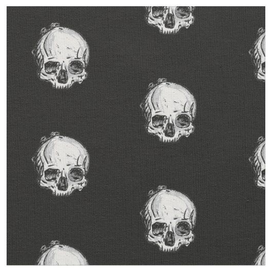 Skull Stof (Close Up)