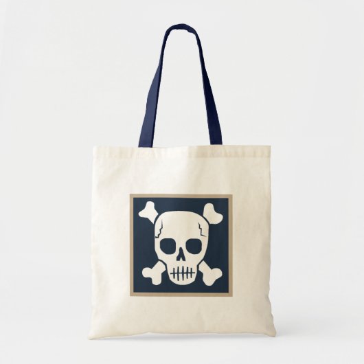Skull-strandtas Tote Bag (Voorkant)