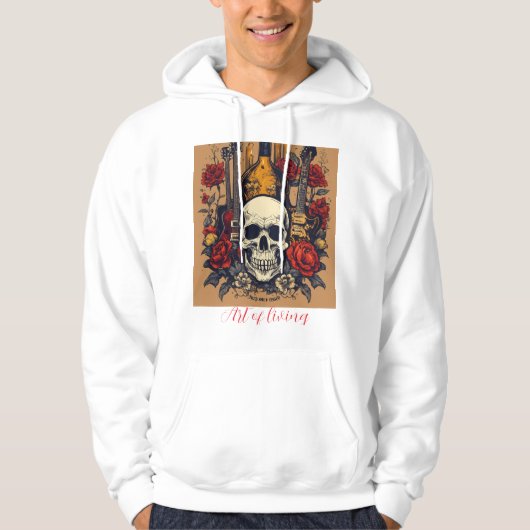 Skull & Strings Rock Festival T-shirt | Guitar-Dri (Voorkant)