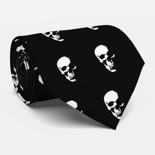 Skull Stropdas (Opgerold)