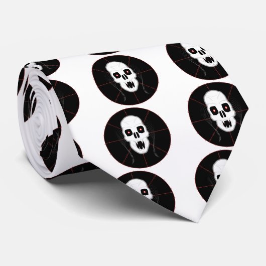 Skull Stropdas (Opgerold)