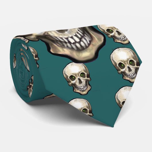 Skull Stropdas (Opgerold)