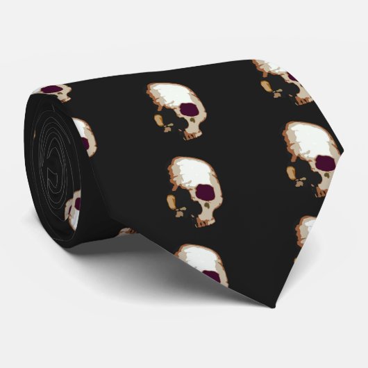 Skull Stropdas (Opgerold)