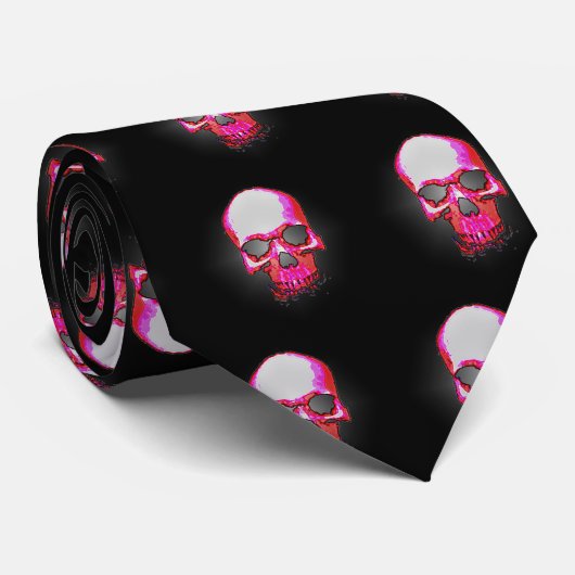 Skull Stropdas (Opgerold)