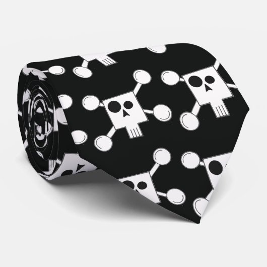 Skull Stropdas (Opgerold)