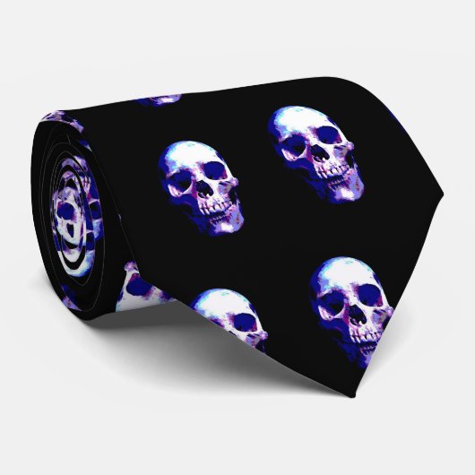 Skull Stropdas (Opgerold)