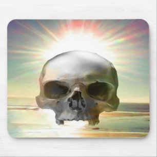 Skull Sunset Muismat