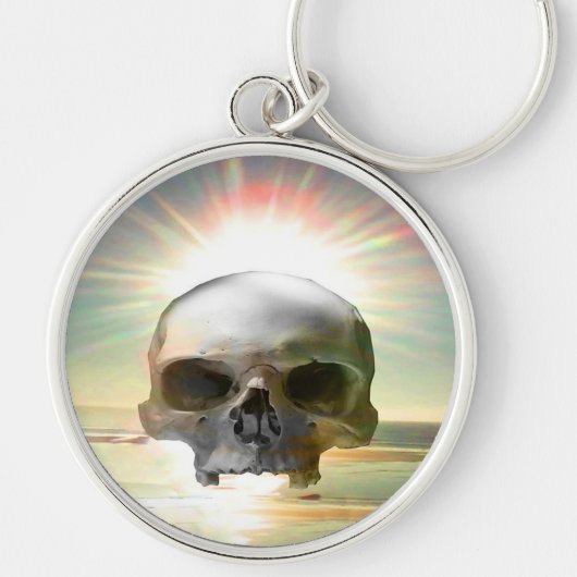 Skull Sunset Sleutelhanger (Voorkant)