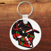 Skull surfeur Basque Sleutelhanger (Voorkant)