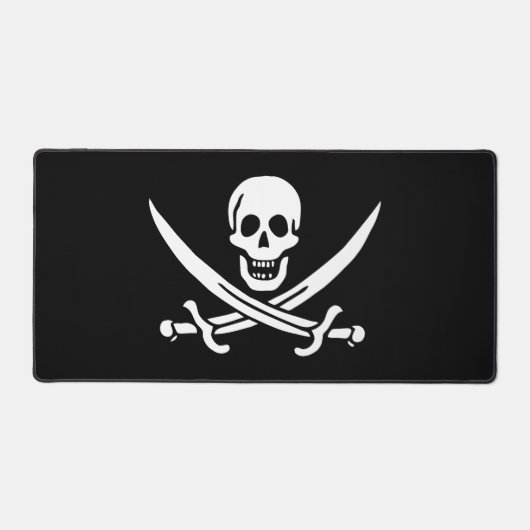 Skull & Swords Pirate vlag van Calico Jack Bureaumat (Voorkant)