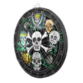 Skull Target Dartboard Dartbord (Voorkant Rechts)