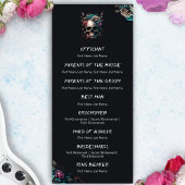 Skull Tattoo Rock and Roll Gothic Trouwprogramma