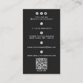  Skull Tattoo Shop Visitekaartje (Achterkant)