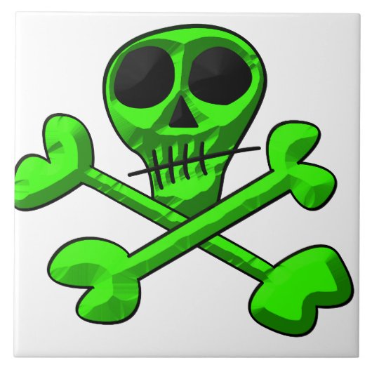 skull tegeltje (Voorkant)