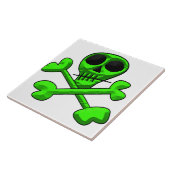 skull tegeltje (Zijkant)