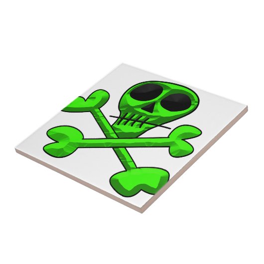 Skull Tegeltje (Zijkant)