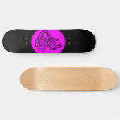 Skull - Teufelschädel mit Schlange Skateboard (Horizontaal)