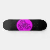 Skull - Teufelschädel mit Schlange Skateboard (Horizontaal)