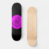 Skull - Teufelschädel mit Schlange Skateboard (Voorkant)