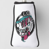 Skull Thrill: Rijden of sterven Gepersonaliseerd Golfheadcover (Draai 90)