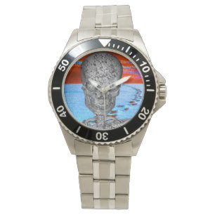 Skull Time Traveler Horloge