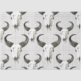 Skull Tissue for Decoupage Tissuepapier