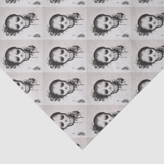 Skull Tissuepapier (Detail)