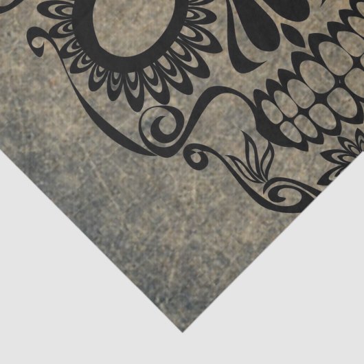 Skull Tissuepapier (Detail)